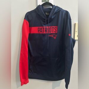 NFL Nike Men's Navy and Red Patriots Hoodie